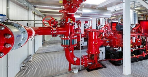 Fire protection system installation