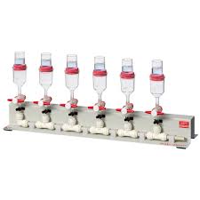 6-place fiber filter