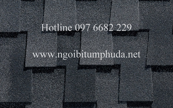 Multilayer stone-coated bitumen asphalt shingles