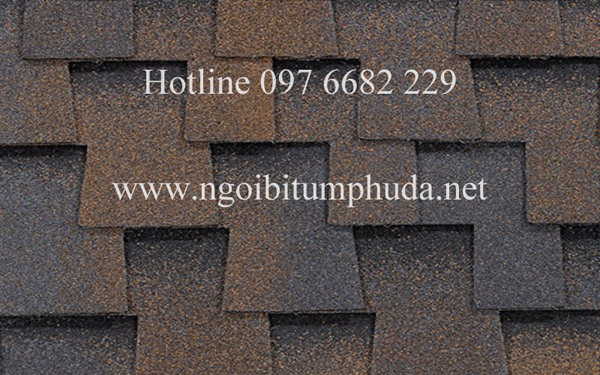 Multilayer stone-coated bitumen asphalt shingles