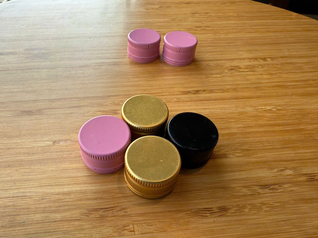 Aluminum bottle closures