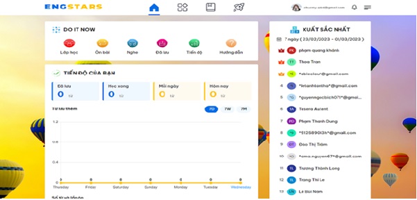 Online English learning system - Engstar