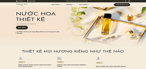 Sales Website - Maison 21G