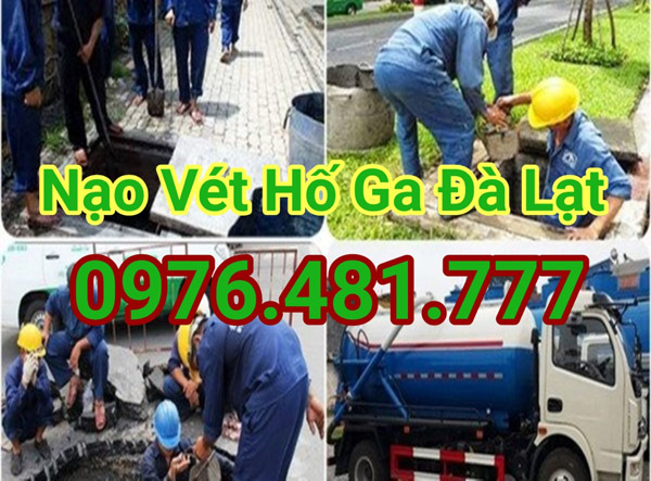 Manhole dredging in Da Lat