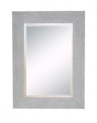 Daphoco faux rattan wall mirror
