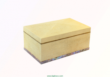 Faux shagreen jewellry box
