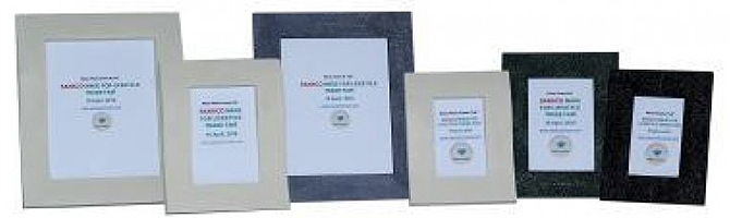 Flat Faux shagreen photo frame