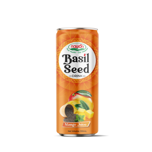 Mango chia seed drink