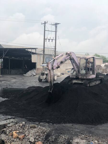 Lime mining area