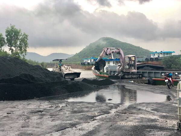 Lime mining area