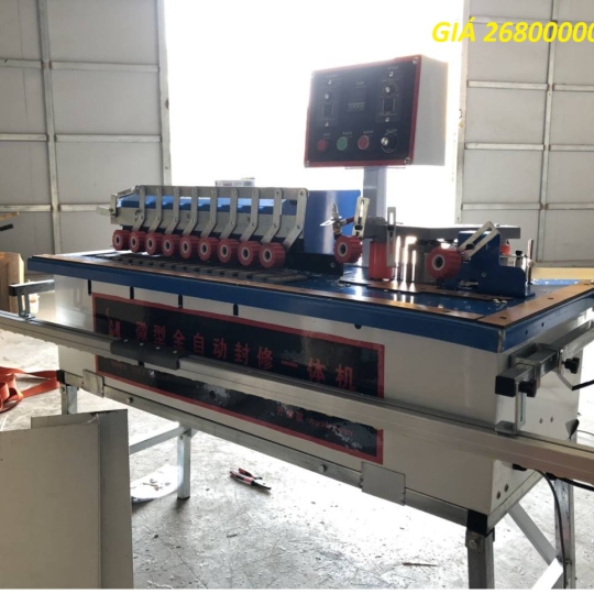 Mini edge banding machine with 5 functions