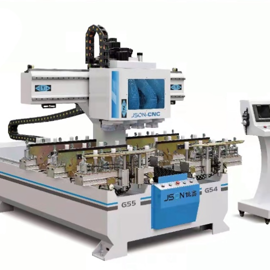 4-head CNC tenon machine with 2 tables