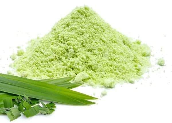 Pandan leaf powder