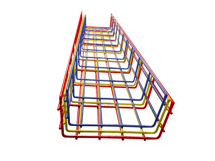 Wire mesh cable tray