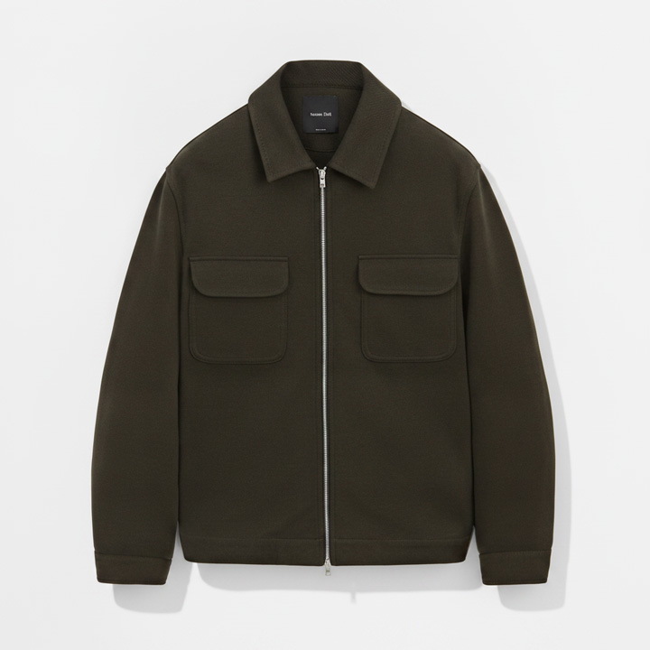 Premium Utility Wool Overshirt