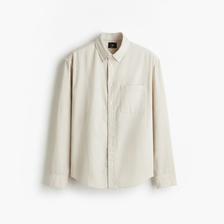 Premium Corduroy Button-Down Shirt