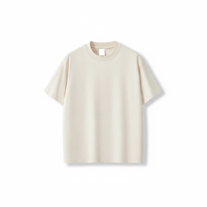 Minimalist Cream Heavyweight Tee