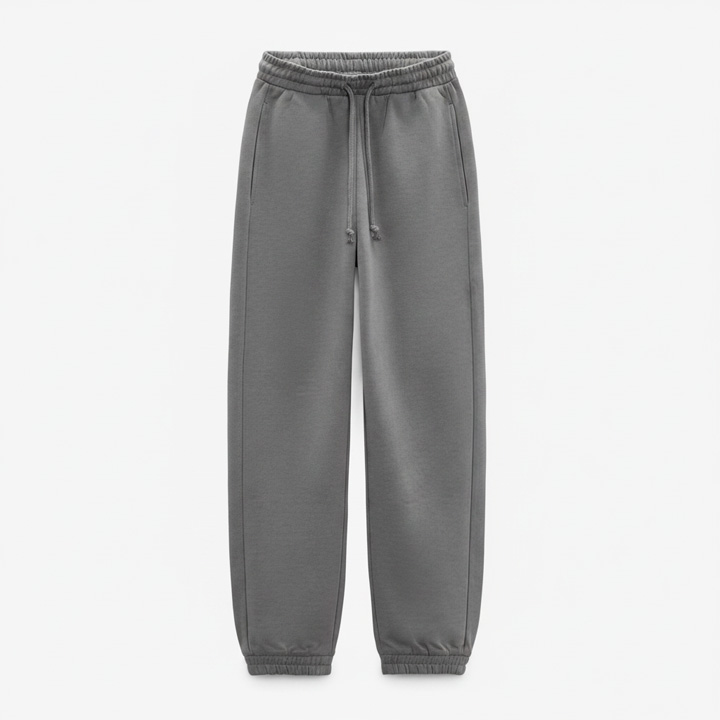 Men Charcoal Heavyweight Jogger Pants