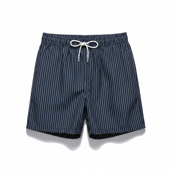 Men Navy Print Shorts