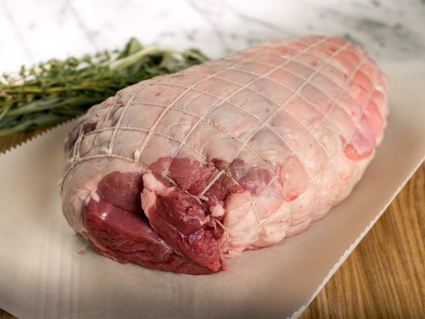 Boneless lamb leg