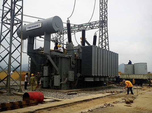 Construction of transformer station