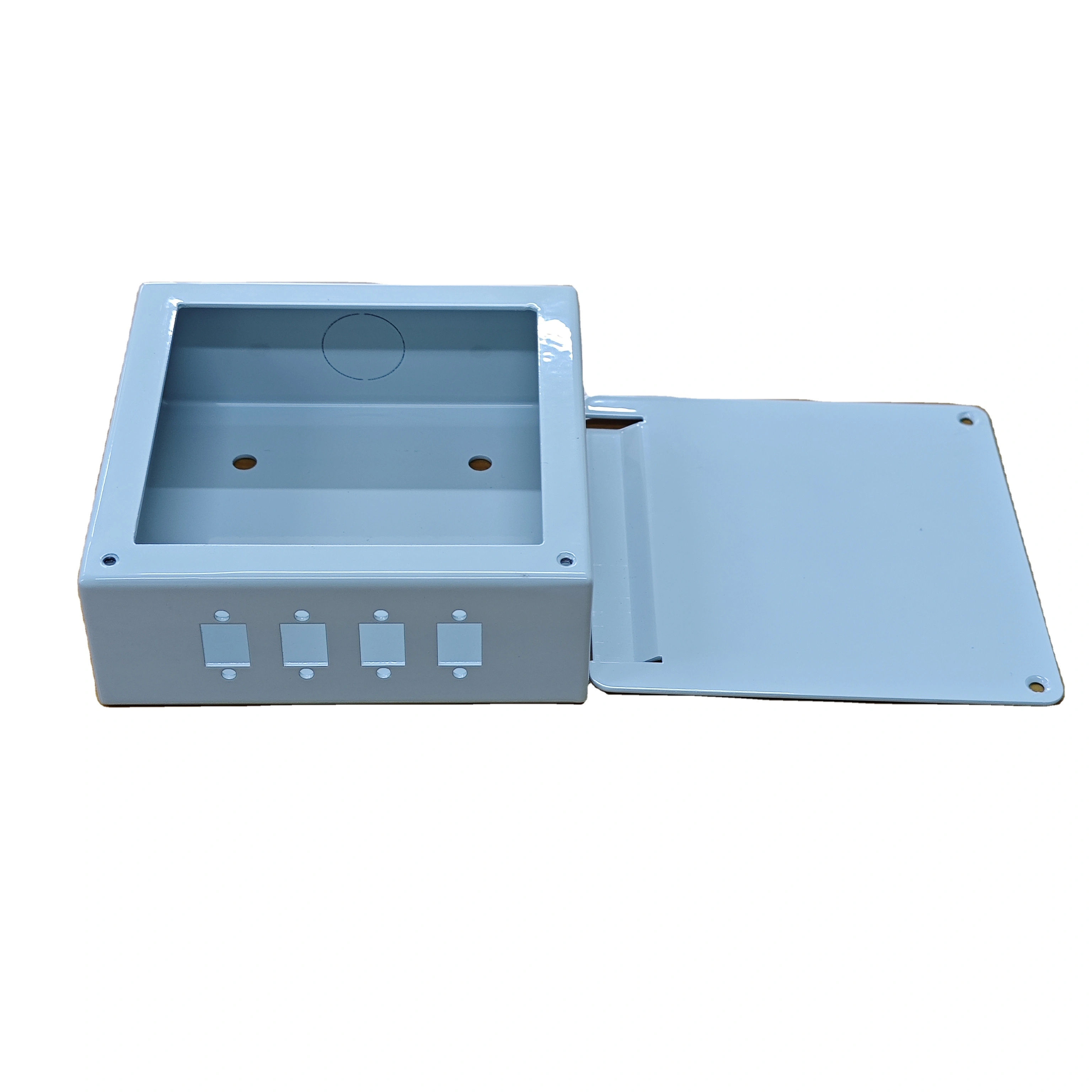 Electrical Panel Front Cover Multi-Connector Cutouts Made Powder-Coated