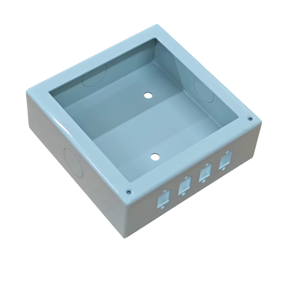 Electrical Panel Front Cover Multi-Connector Cutouts Made Powder-Coated