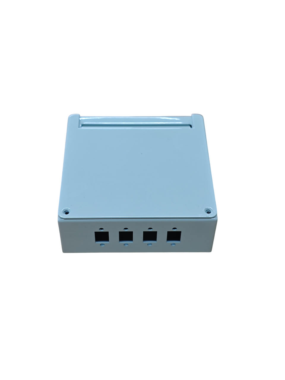 Electrical Panel Front Cover Multi-Connector Cutouts Made Powder-Coated