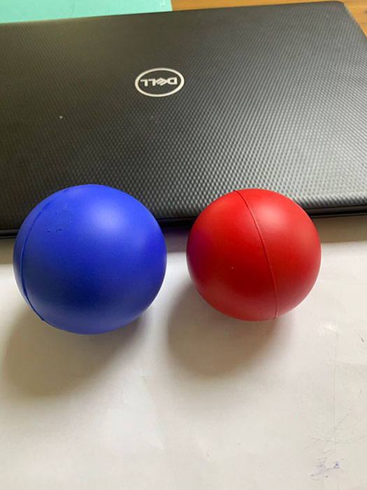 Arm exercise ball