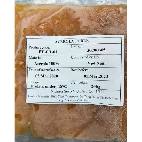 Acerola puree (bag)