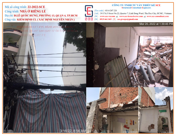 Inspection of townhouse quality 22-2022-SCE