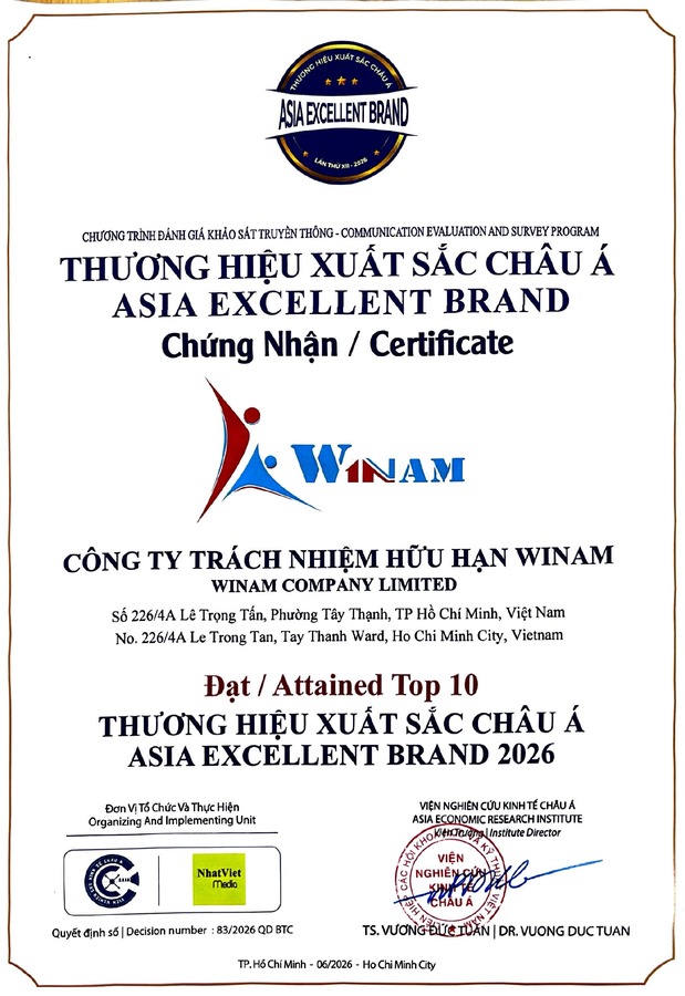 Top 10 Excellent Asian Brands 2026 Certification