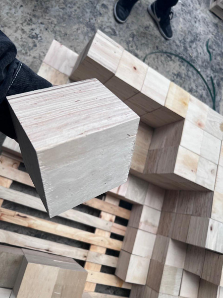 Plywood block