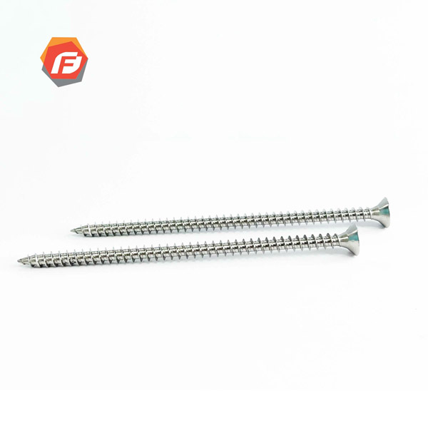 Countersunk self tapping screw