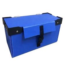 PP corrugated box with built-in lid