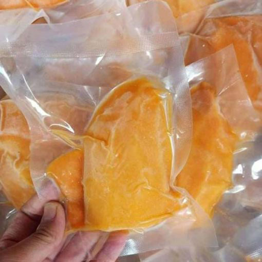 IQF mango in 100g zip bag
