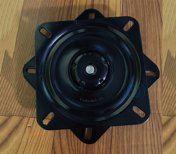 Black ball bearing seat swivel 158x158x2.5