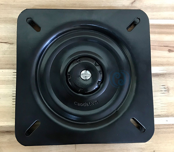 Black ball bearing seat swivel 190x190x3.2