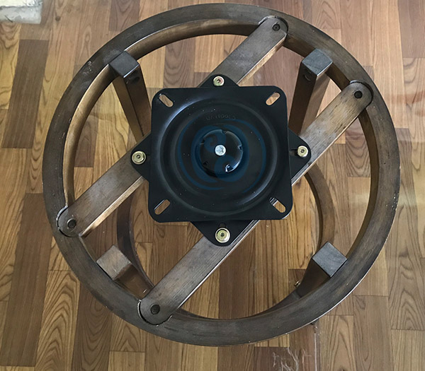 Chair swivel bracket 158x158x2.5