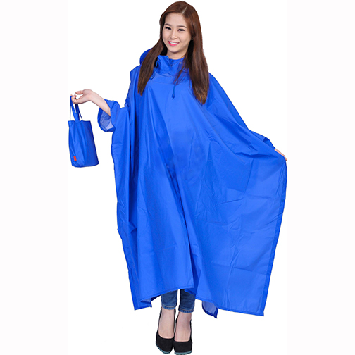 Ultralight poncho raincoat (PVC-free, no transparent panel) - AM 02