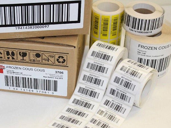 Barcode decal printing