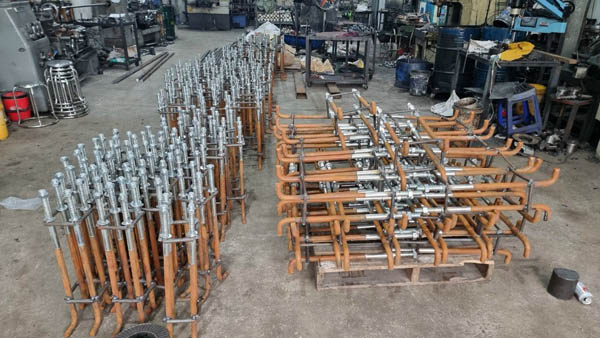 Lighting pole foundation fabrication