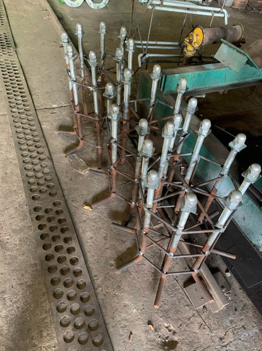 Lighting pole foundation fabrication