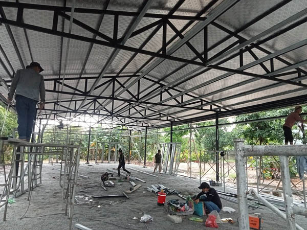 Mechanical workshop construction