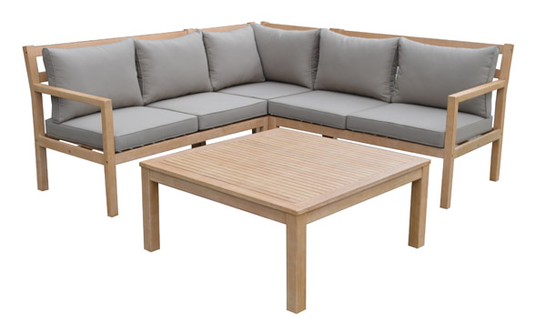 Solid wood garden furniture