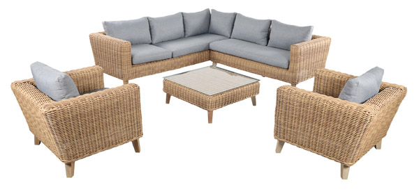 Wicker rope outdoor furniture