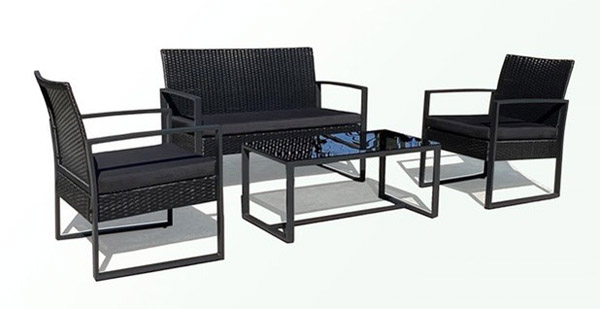 Wicker rope outdoor furniture