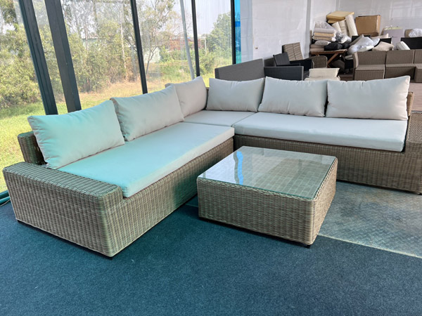 Wicker rope outdoor furniture