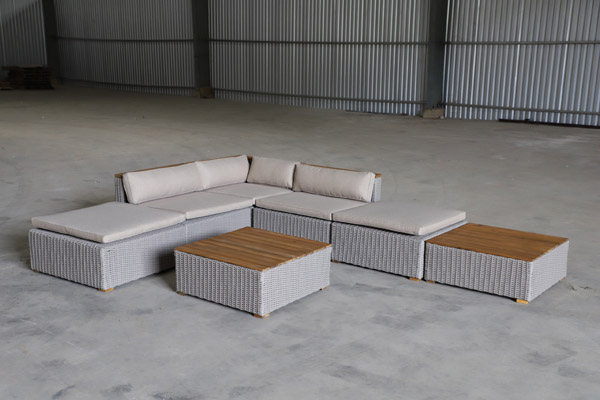 Wicker rope outdoor furniture