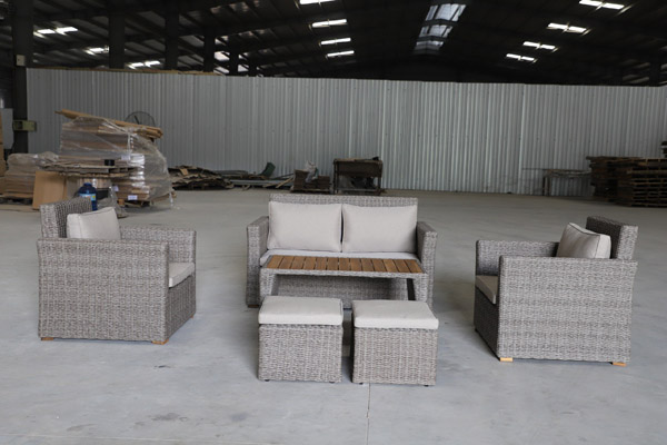 Wicker rope outdoor furniture